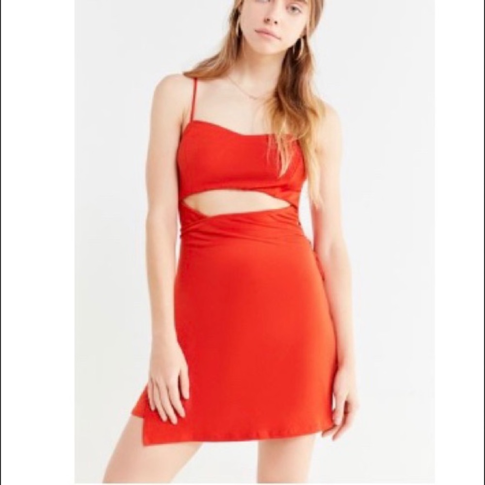 Urban outfitters red mini dress